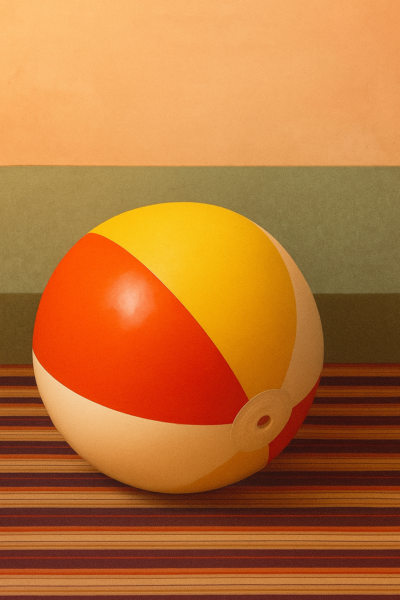 Inflatable Beach Ball for Kids – Lightweight Air Ball Toy