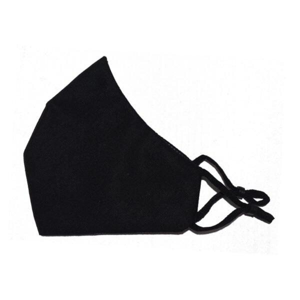 Large Reusable Black Face Mask for Adults