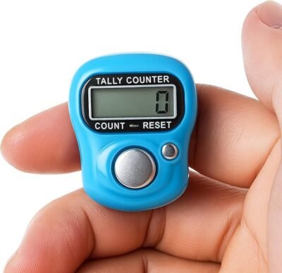 Premium Digital Finger Tasbeeh Counter with LCD Display – Portable Zikr & Counting Ring