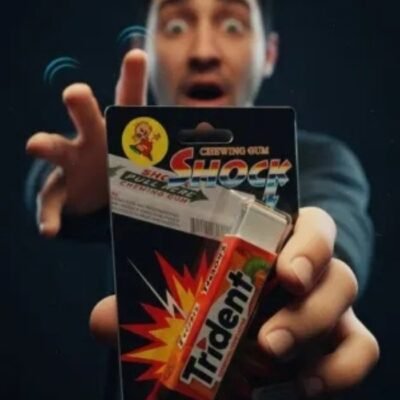 Electric Shock Chewing Gum Prank Toy – Funny Shocking Gag Gift for Kids & Adults
