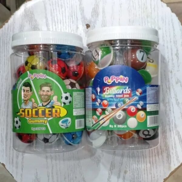 Fruit Gummies Candy Jar – Approx. 10 Pcs | Random Jar Design & Shapes | Kids Candy